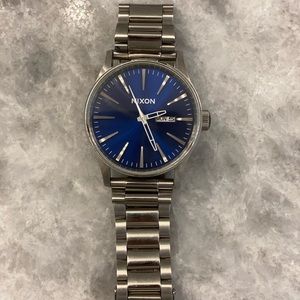 Nixon Sentry SS chrome/blue